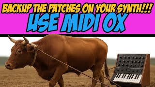Backup Your Synth Today - Put Midi Ox to Work for You