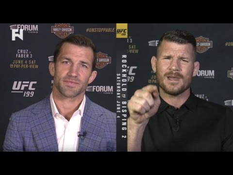 Luke Rockhold & Michael Bisping Show No Love Lost Ahead of UFC 199