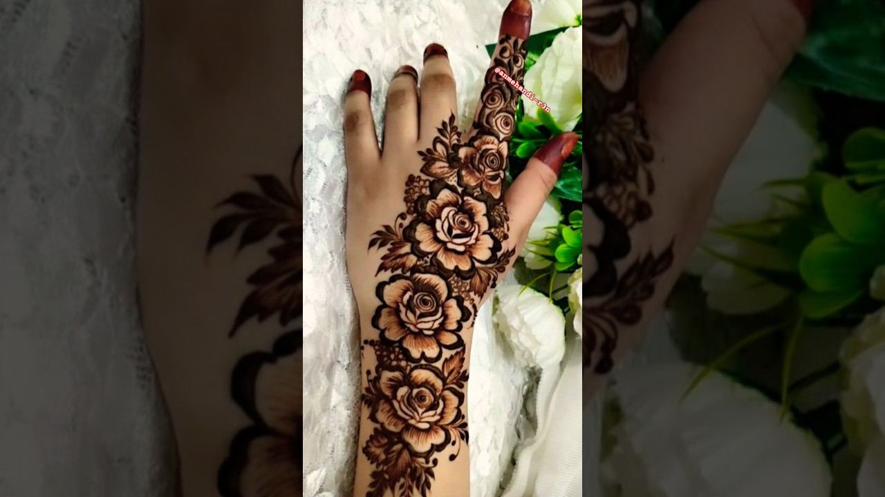 🌿New trending mehandidesign bakaraeid special henadesign♥️🥀#beautifulmehndi#trendingshorts#trendhena