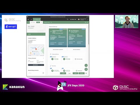 JavaFX real-world application: SenaptCRM | Dirk Lemmermann @ JFX Days 2020