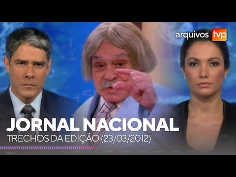 [TRECHOS] Jornal Nacional: Morte de Chico Anysio (23/03/2012)