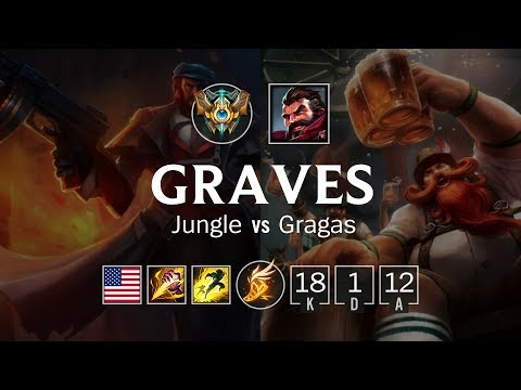 Graves Jungle vs Gragas - NA Challenger Patch 8.21