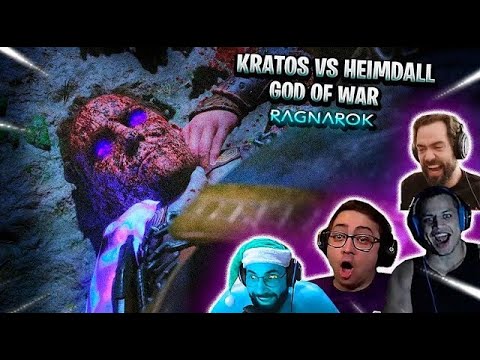"The Return of the Ghost of Sparta" Streamers Reacting to Kratos vs. Heimdall, God of War, Ragnarok