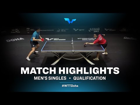 Chen Chien An vs  Benedek Olah | WTT Contender Doha 2021 | Men's Singles | QUAL Highlights