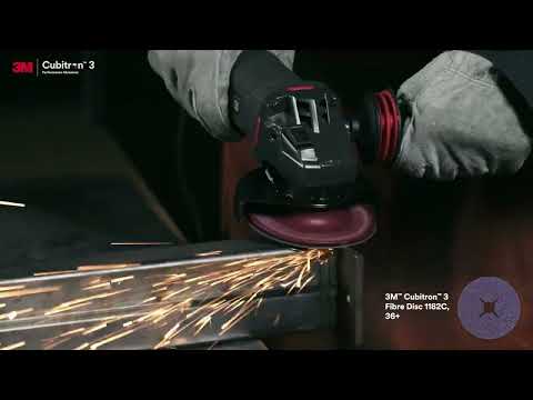 Introducing 3M™ Cubitron™ 3 Fibre Disc 1182C & 1187C Demo Application Video