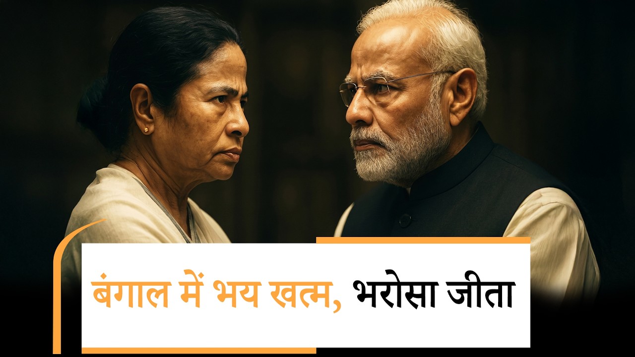 Bengal में TMC हारी, भय का राज खत्म, भरोसे का शासन आया, हर जगह भगवा छाया, जय श्रीराम के नारे गूँजे