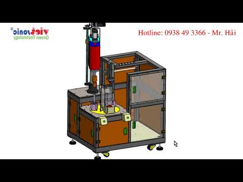 Máy hàn nhựa ABS siêu âm mâm xoay VietSonic