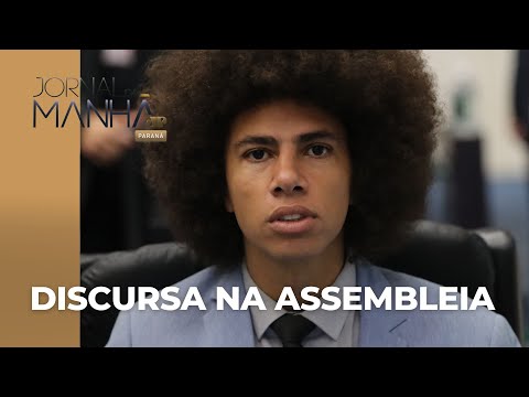 Renato Freitas speaks at the Assembly and attacks deputies who criticized him after a street fight.