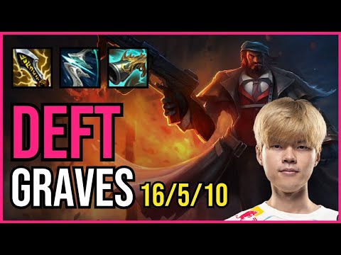 DEFT - GRAVES vs. OLAF Jungle | KR DIAMOND | PATCH 11.2