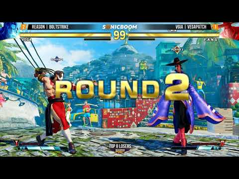 Sonic Boom VI SFV Top 8 losers Reason l Boltstrike (Vega) vs VGIA l Vegapatch (Fang)