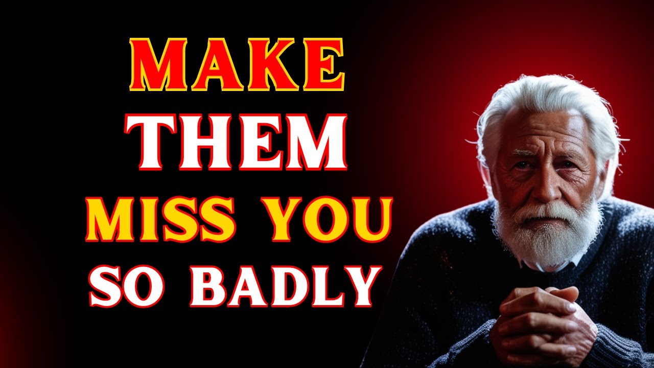 Stoic Toolkit | How to Make ANY Woman MISS YOU DEEPLY—Even If She’s NOT Interested