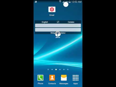 Widget Translate Video