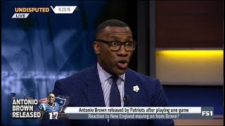 UNDISPUTED | Shannon react to Antonio Brown released by Patriots after plaing one game