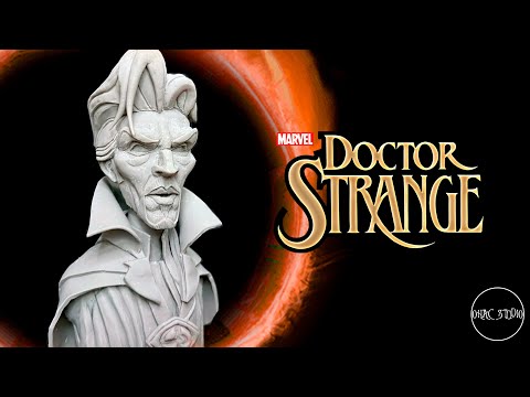 Sculpting Doctor Strange Timelapse | Spider-man: No Way Home