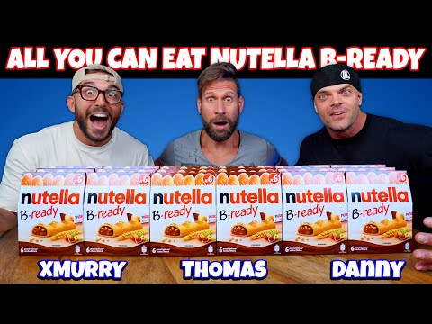 ALL YOU CAN EAT NUTELLA B-READY CHALLENGE con @xMurryPwNz e @DANNY_LAZZARIN