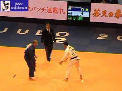 Judo 2009 Rotterdam: Bagnoli (ITA)  - Choriev (UZB) [-90kg].