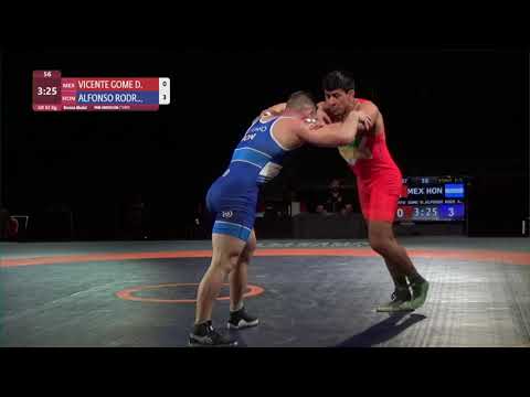 BRONZE GR - 87 kg: D. VICENTE GOME (MEX) v. A. ALFONSO RODR (HON)