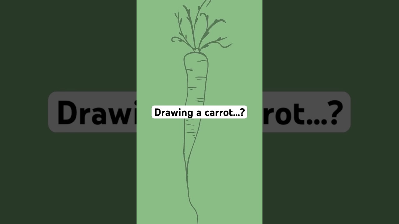 Drawing a carrot in adobe illustrator #vectorart