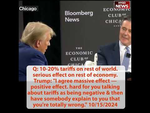 Audience Erupts in Laughter, Trump humiliated Bloomberg on Tariffs: you’re totally wrong 25 years
