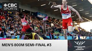 Canada's Abdullahi Hassan in men's 800m semi-final on Day 7 of 2026 Commonwealth Games