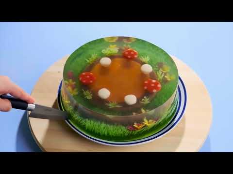 Edible Mushroom Garden: Jelly Cake Tutorial