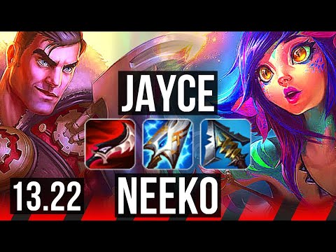 JAYCE vs NEEKO (TOP) | 66% winrate, 11/2/7, Legendary | EUW Grandmaster | 13.22