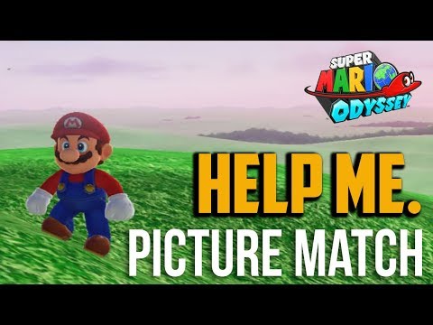 Super Mario Odyssey : How to Get Picture Match A Stellar Mario Moon (80 Points)