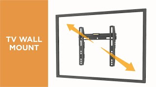 Economy Slim Fixed Wall Mount -LP43-22