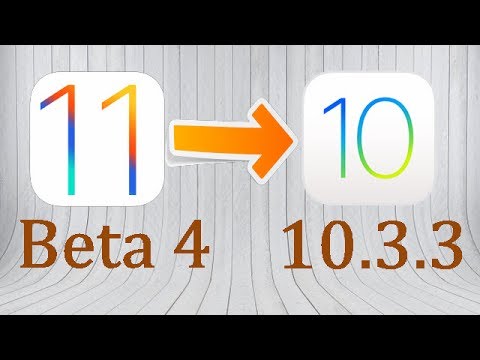 Downgrade iOS 11 Beta 4 to iOS 10.3.3 without iTunes. 1 Click Only