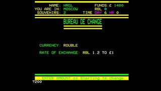 The World Travel Game for the BBC Micro
