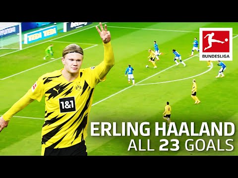 Erling Haaland – 23 Goals In Only 22 Bundesliga Games