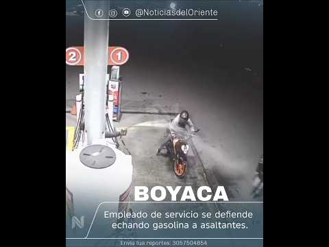 Rsaltantes robaron moto a pesar de estar bañado de gasolina
