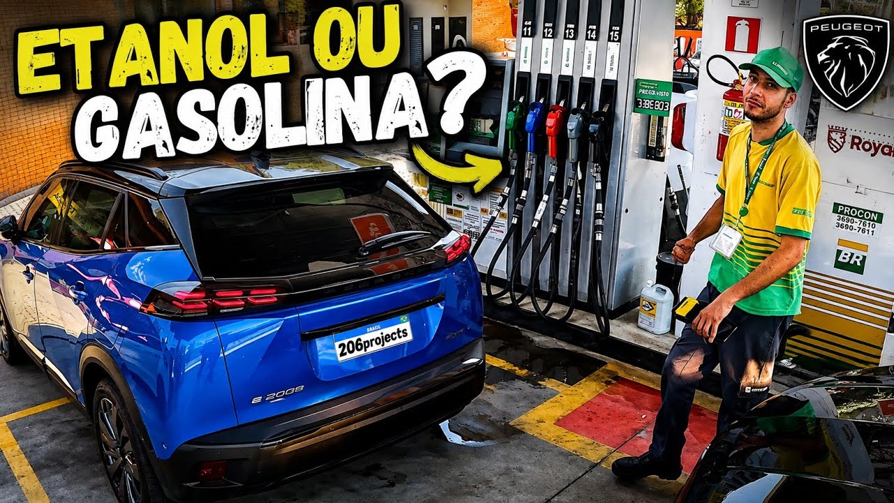 LEVEI O E2008 PRA ABASTECER NO POSTO!