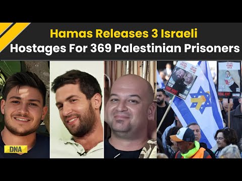 Israel Gaza News: Hamas Releases 3 Israeli Hostages In Exchange For 369 Palestinian Prisoners