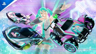 Rocket League - Hatsune Miku Is Taking Over | PS5 & PS4 Trailer
