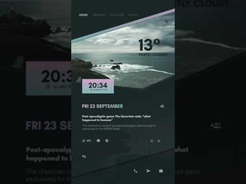 Gradien theme for KLWP Video