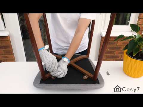 Cosy7 Vera Collection Fabric Dining Chairs Assembly Guide - DC0003