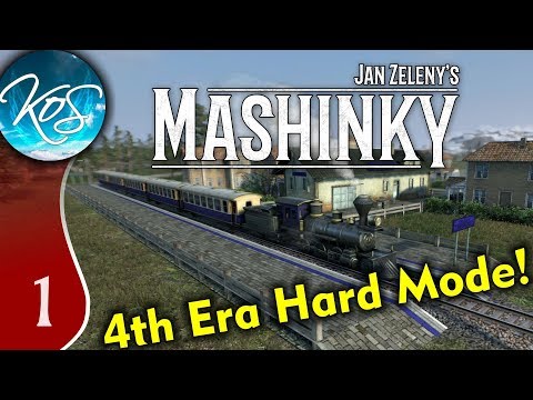 Mashinky Ep 1: PASSENGERS ON SNOWY ISLAND! - 4th Era HARD MODE! - Let's Play, Gameplay
