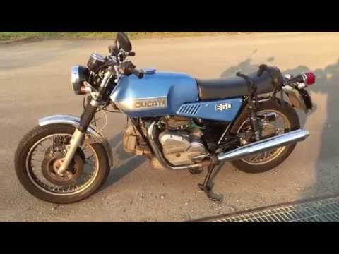 1976 Ducati 860GTS Bevel Twin kick start