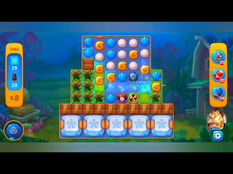 фишдом 2023  #  11168 уровень - прохождение без бустеров # Fishdom,   11168  level - no Boosters.