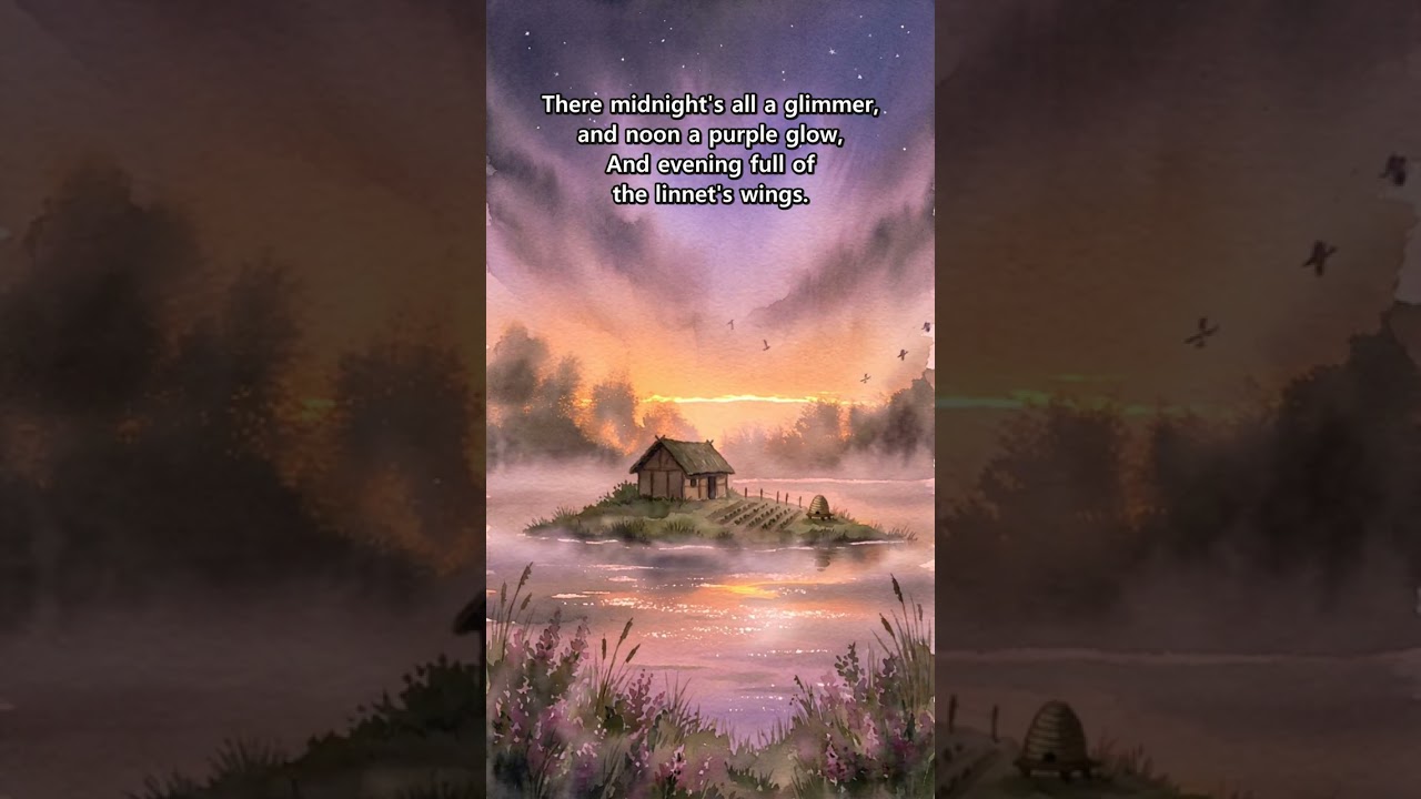 이니스프리 호수섬 (The Lake Isle of Innisfree) — W. B. Yeats