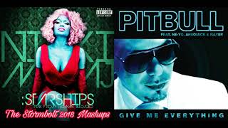 Starships/Give Me Everything (Tonight) | Give Me Every-Starship| Nicki Minaj VS Pitbull| (Mashup)