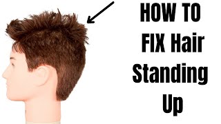 How to Fix your Hair from Sticking Up in the Back of your Head - TheSalonGuy