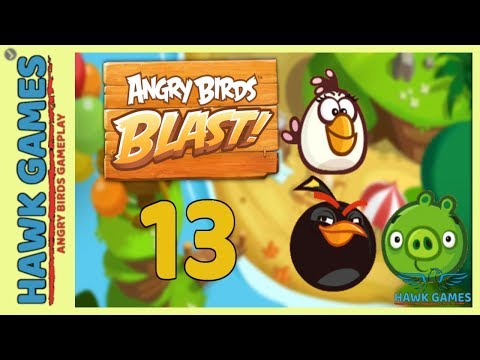 Angry Birds Blast 💥 Level 13 - 3 Stars Walkthrough, No Boosters