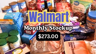 Walmart Grocery Haul $273.00 / How We Save Money on Groceries