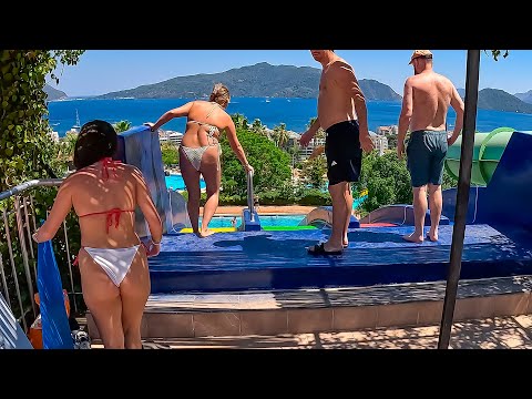 Family Water Slide at Aqua Dream Water Park, Marmaris