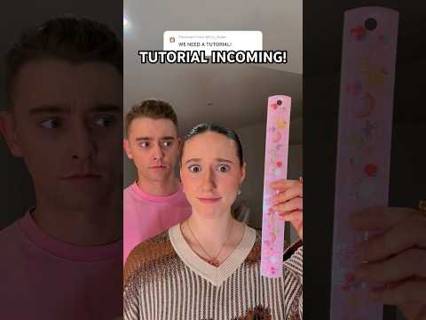 DISAPPEARING RULER TRICK! 😳😱 TUTORIAL! 🩷 #shorts #tutorial