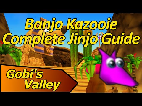 How to Collect all Jinjos in Gobi's Valley - Banjo Kazooie Complete Jinjo Guide