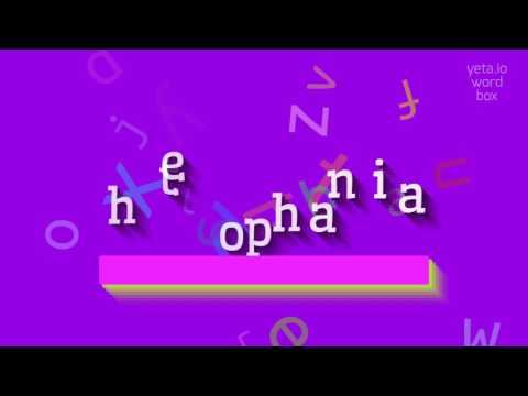 How to say "theophania"! (High Quality Voices)