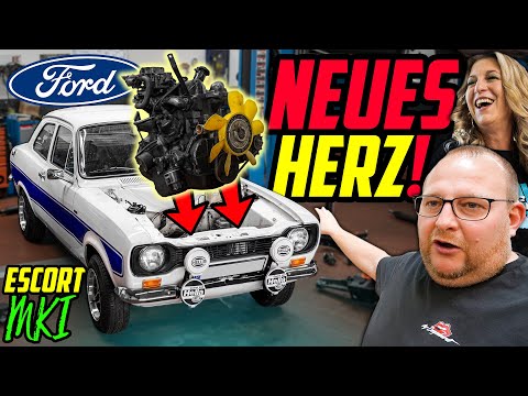 MEHR DAMPF für Nadines TRAUMAUTO! - Ford Escort MK1 - Motor bei KLEINANZEIGEN gekauft!